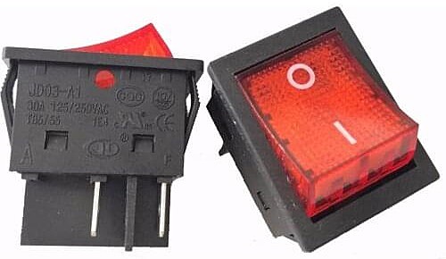 JD03-A1 Переключатель ON-OFF (30А 125/250VAC) 