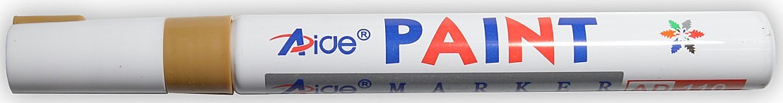 H0192 Маркер по металлу золотой Paint