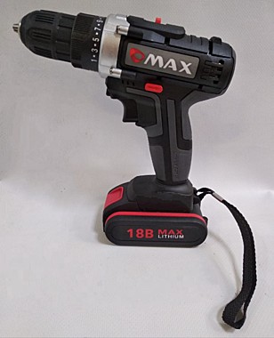 Е0010 Шуруповерт аккумуляторный OMAX, 18Вт 